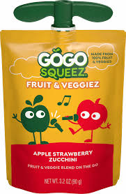 Gogo squeez fruit & veggiez apple strawberry zucchini 90g