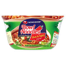 Nongshim bowl noodles hot & spicy flavor 86g