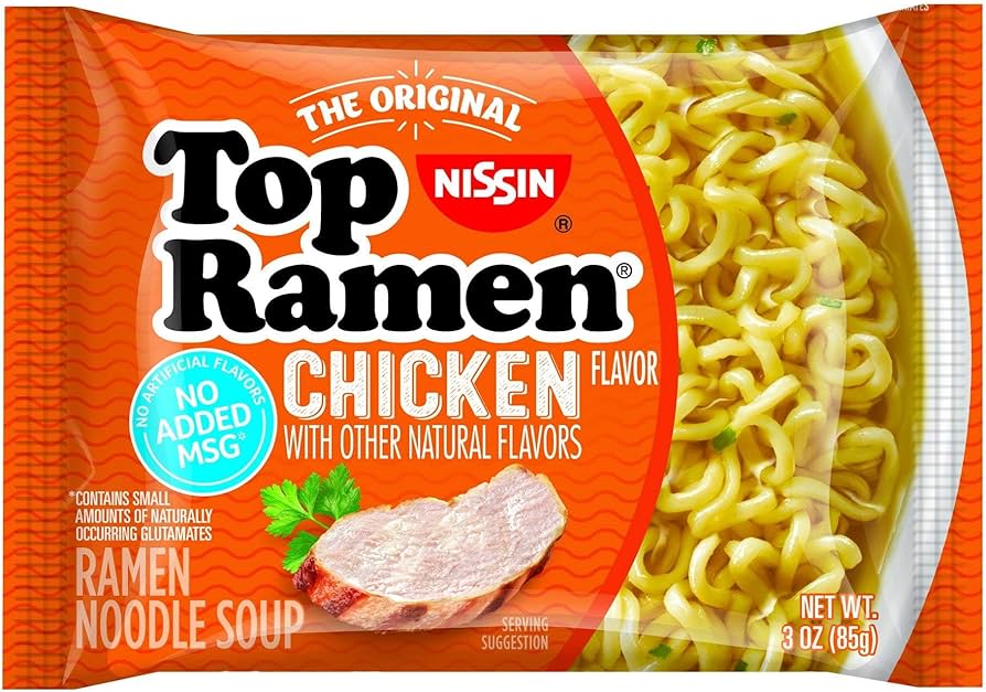 Nissin top ramen chicken flavour 85g