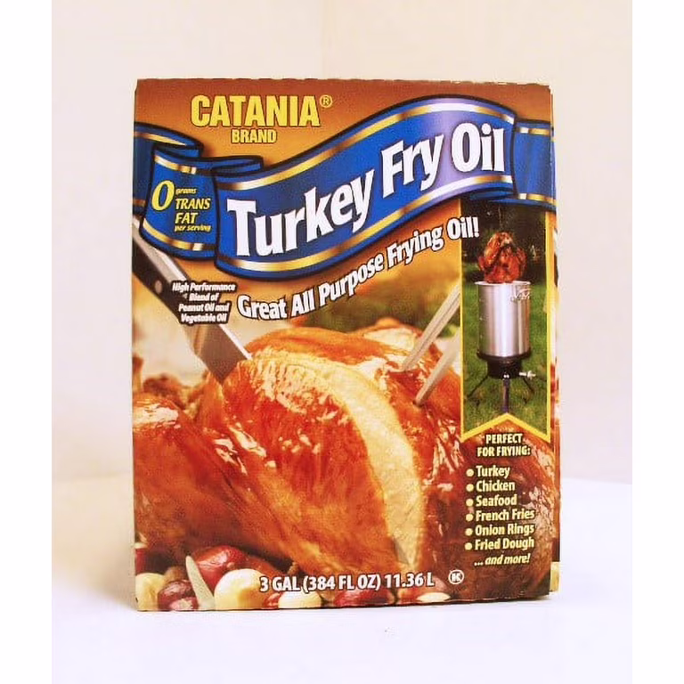 Catania brand turkey fry oil 11.36l