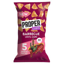 Proper chips barbeque lentils chips 14g