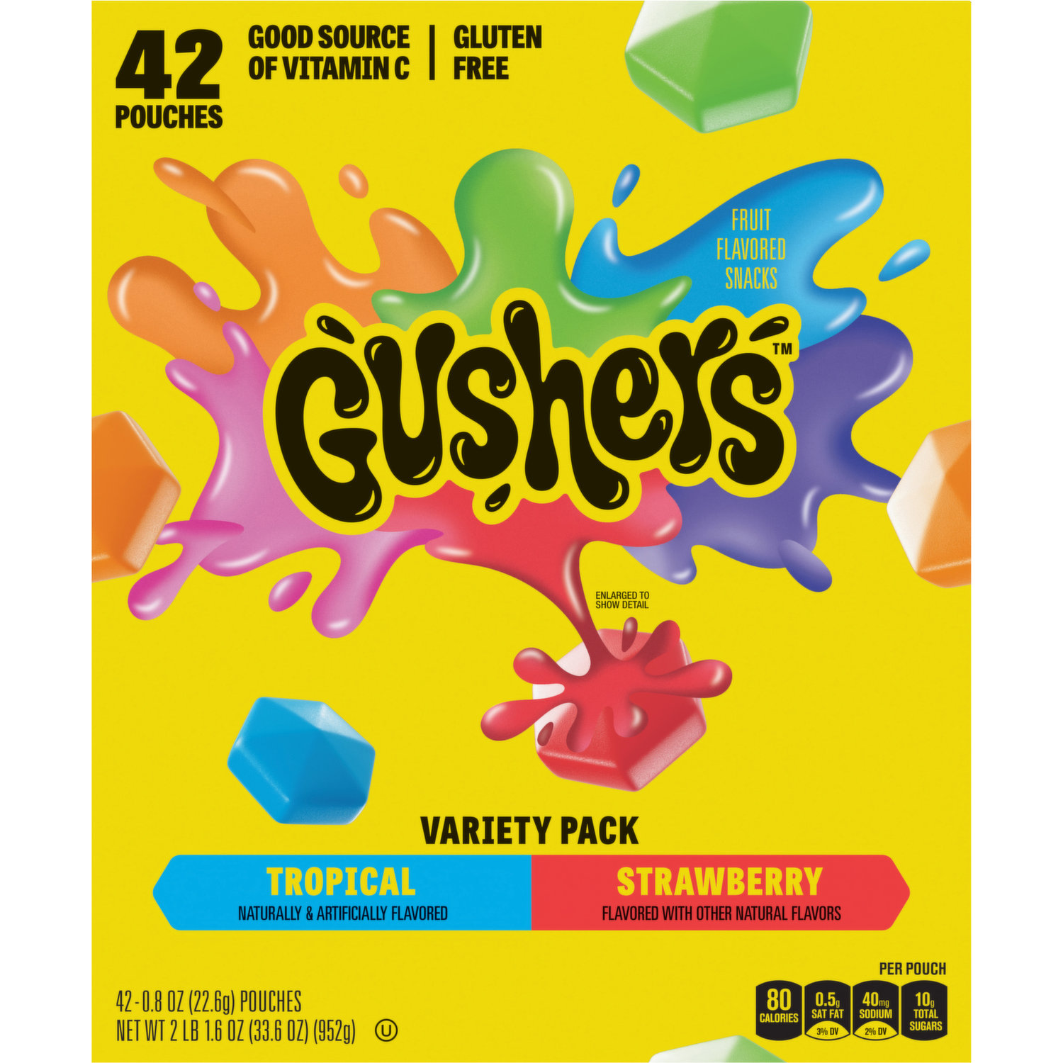 Gushers variety pack 22.6g