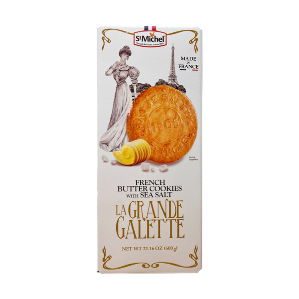 St michel la grande galette french butter cookies with sea salt 600g