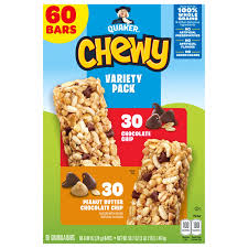 Quaker chewy peanut butter chocolate chip 24g