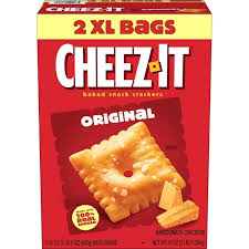 Cheez it baked snack crackers original 1.36kg (2bags)